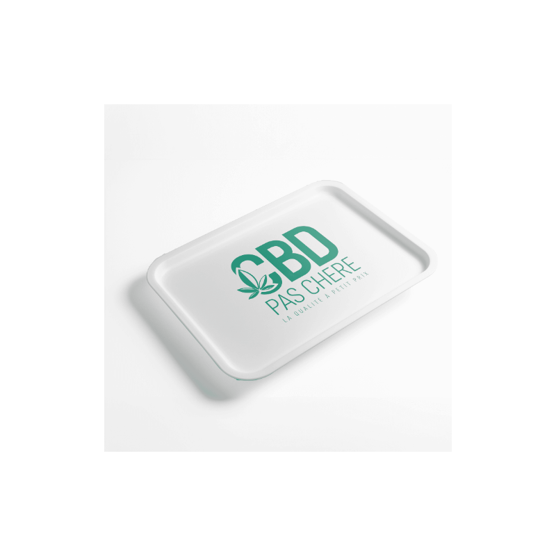 cbd pas cher : Plateau Blanc CBDPASCHERE - Métallique