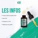 Huile CBD pas cher : Huile CBD Menthe 20% (broad spectrum)