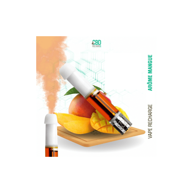 Cartouches Vape Pen Mangue - 98% CBD - CBDPasCher