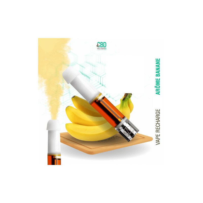 Cartouches Vape Pen Banane - 98% CBD - CBDPasCher